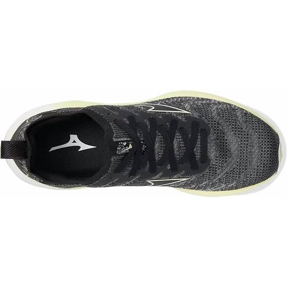 NEW MIZUNO women wave neo wind running shoe in wed black-starlight - Picture 3 of 6